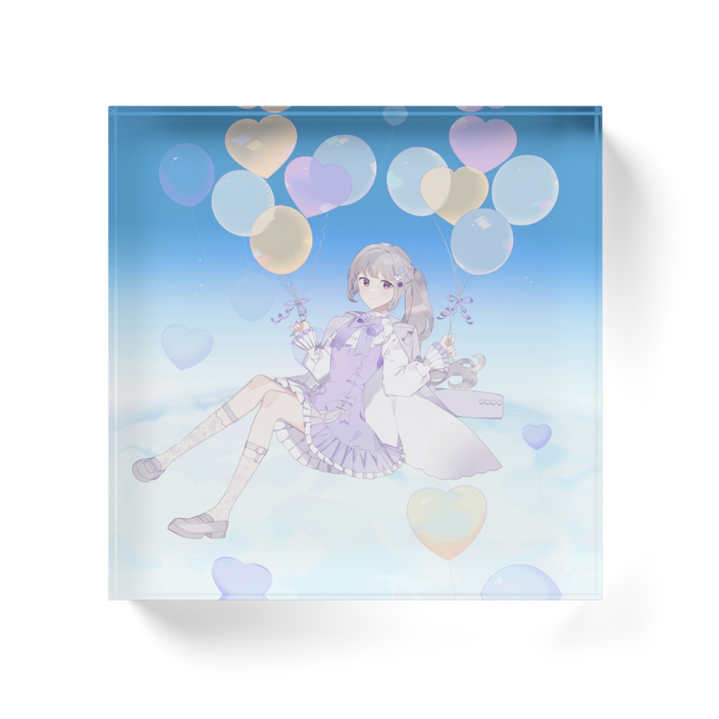 2周年記念アクリルブロック