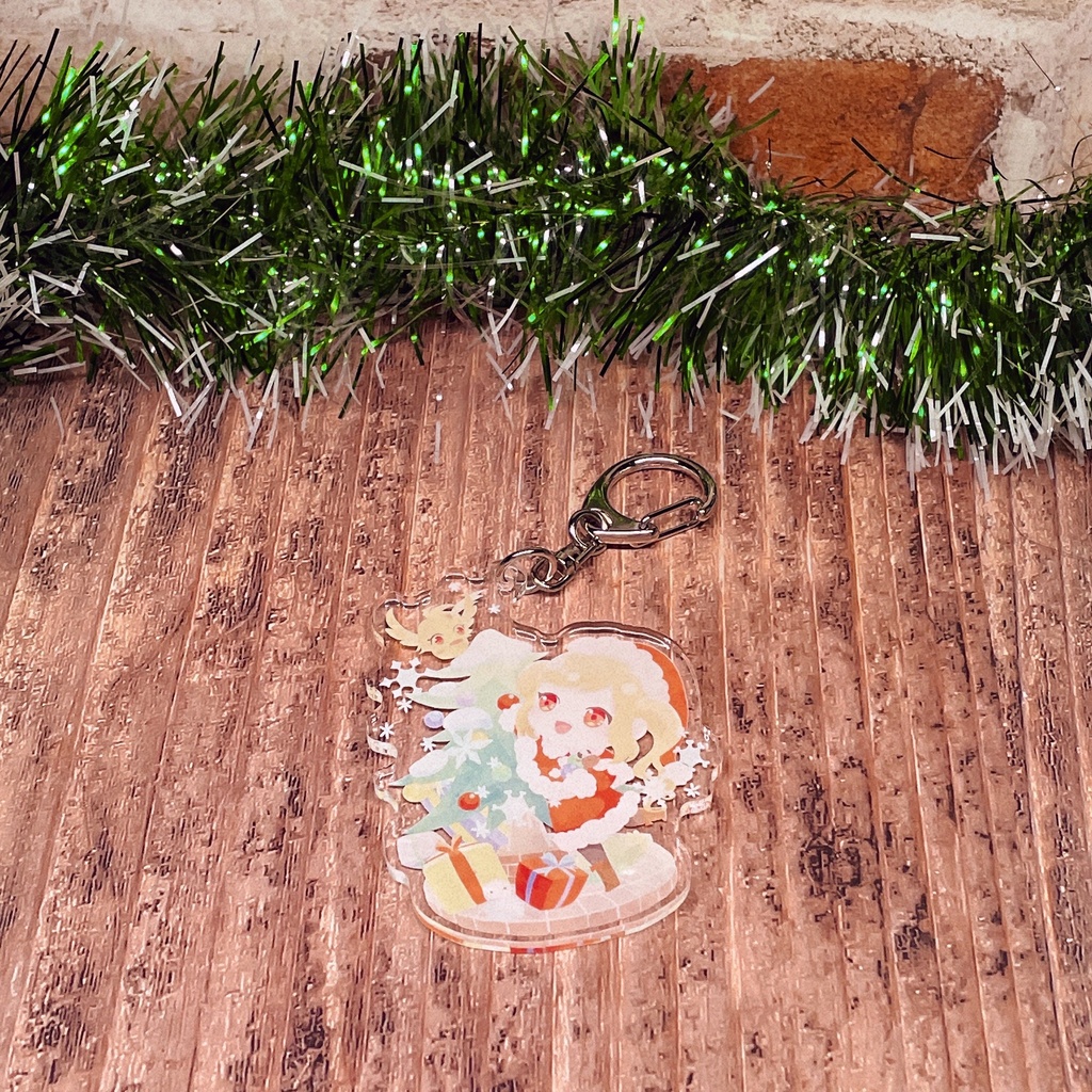 クリスマス★アクリルキーホルダー 70mm×70mm