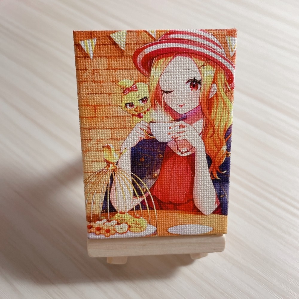 ミニキャンバス (イーゼル付き)