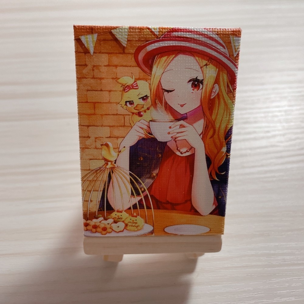 ミニキャンバス (イーゼル付き)