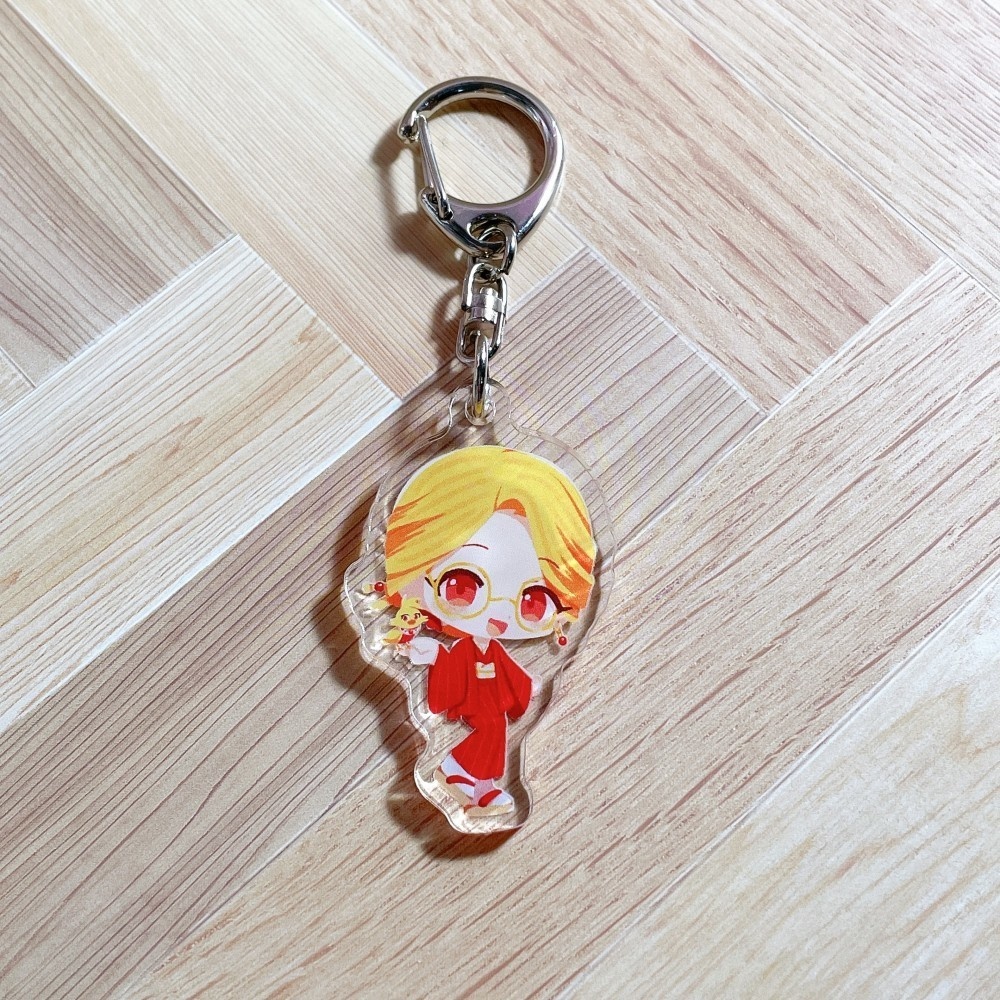 着物アクリルキーホルダー 50mm