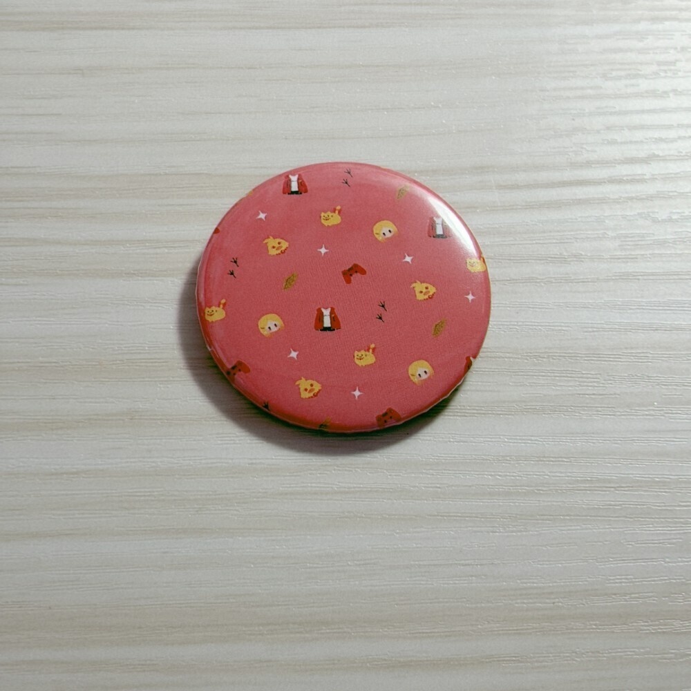 缶バッジ 44mm ★活動8周年&ch登録1000人達成記念