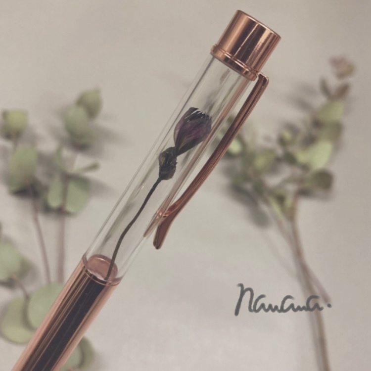 ドライフラワーボールペン