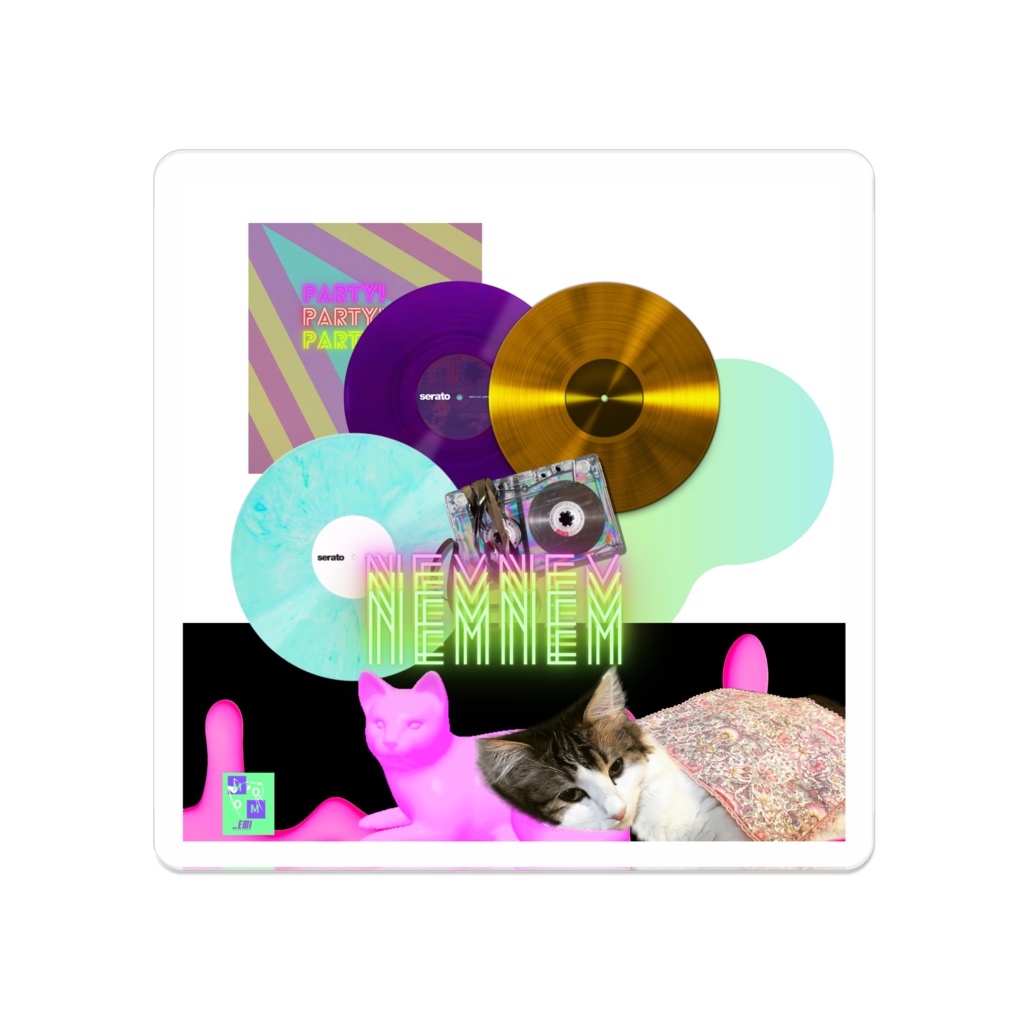 momo_emi ねむねむMOMO アクリルバッジ