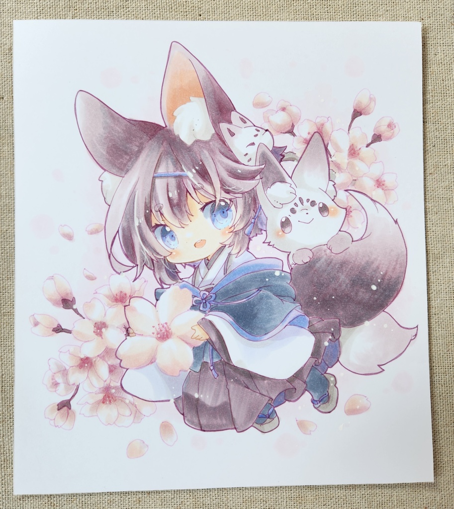 イラスト原画:小豆(創作っこ)