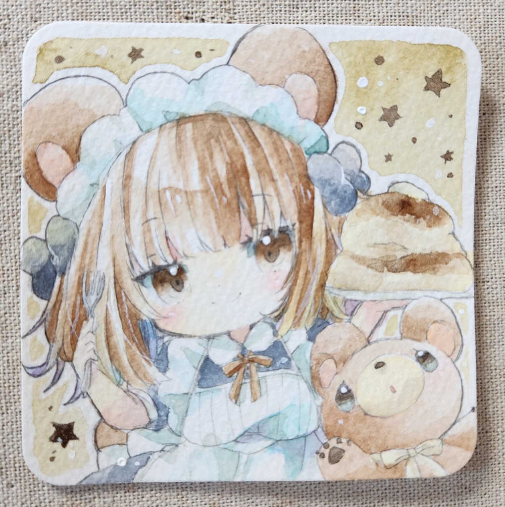 イラスト原画:くまみみメイドちゃん
