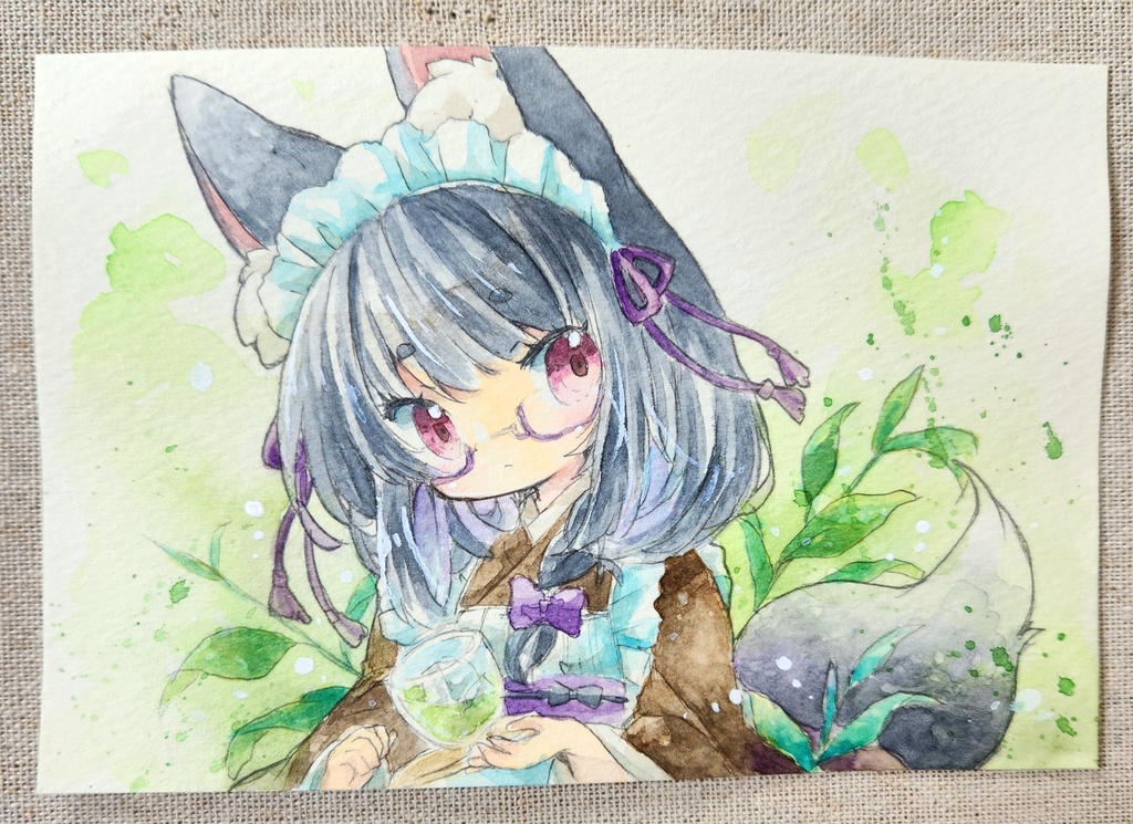 イラスト原画:黒狐メイドちゃん