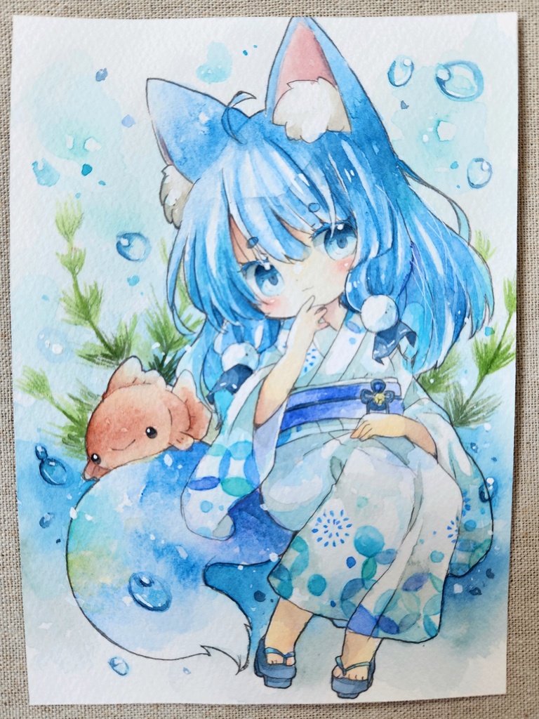 イラスト原画:青狐ちゃん