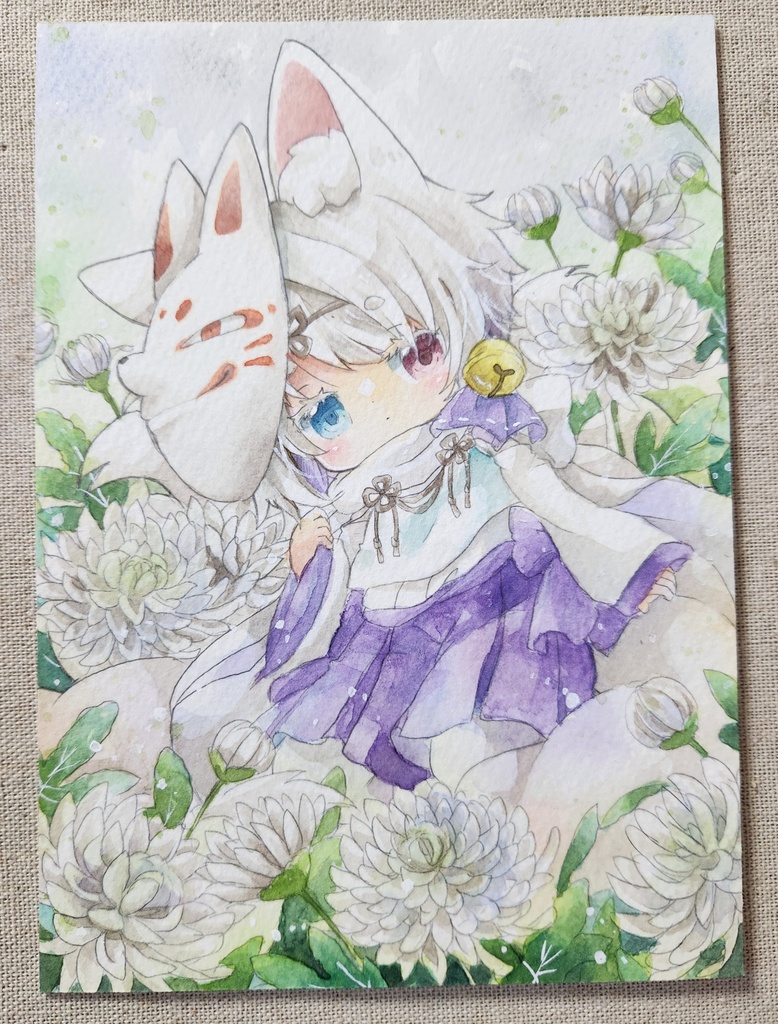 イラスト原画:白狐