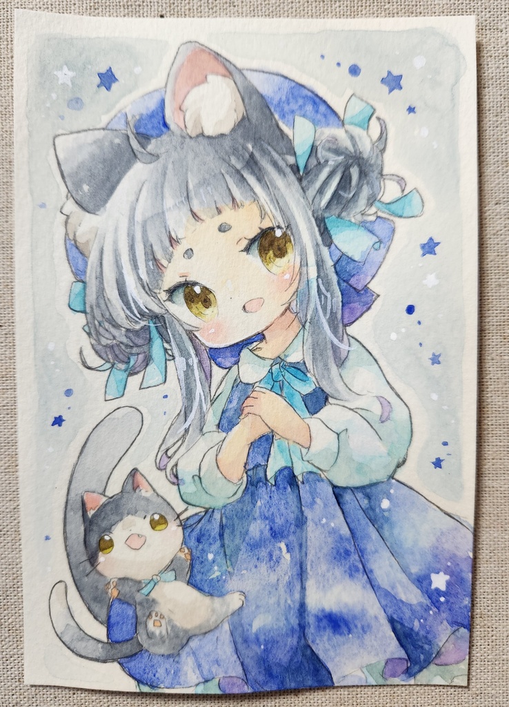 イラスト原画:黒猫ちゃん
