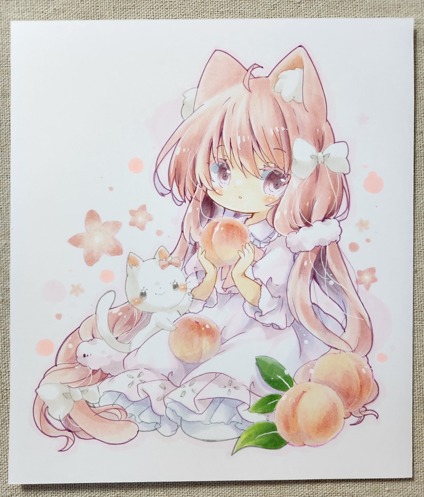 イラスト原画:桃猫ちゃん