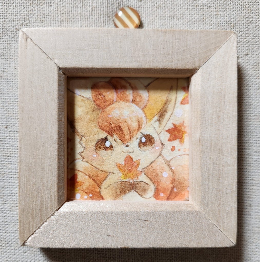 ポケモンミニ原画:ロコン