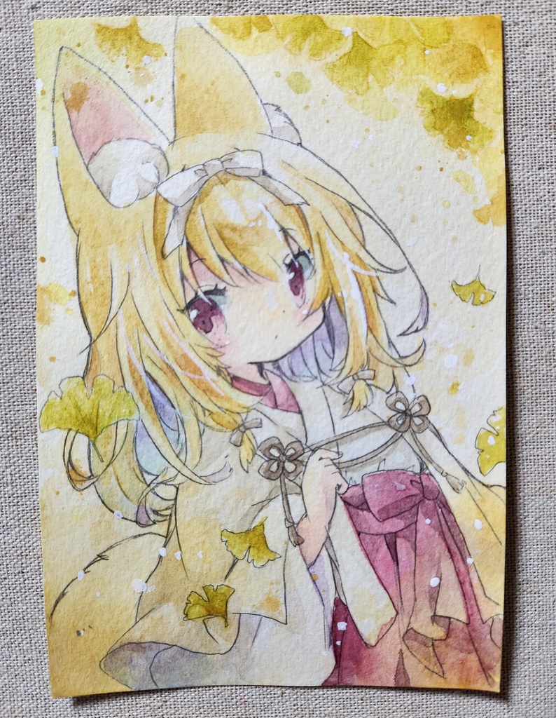 イラスト原画:狐さん