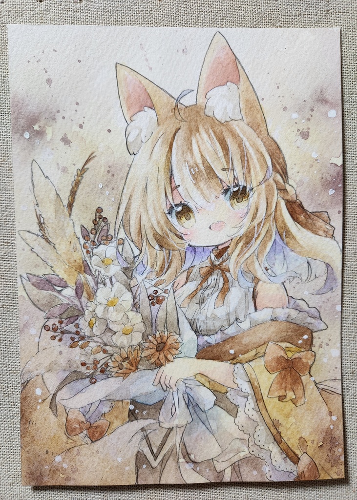 イラスト原画:セピアカラー狐さん