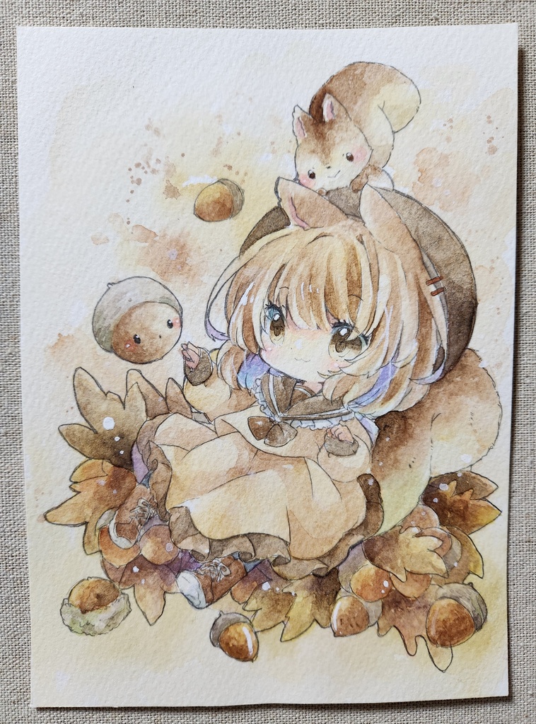 イラスト原画:リスっ娘ちゃん