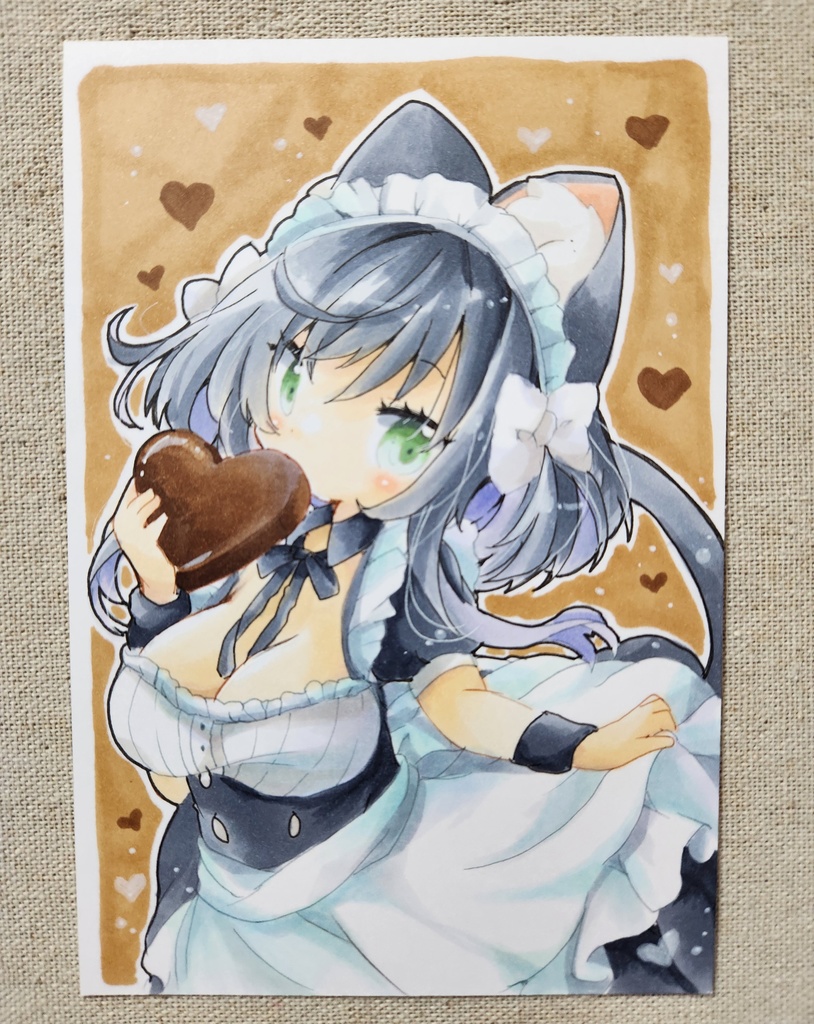 イラスト原画:黒猫メイドちゃん