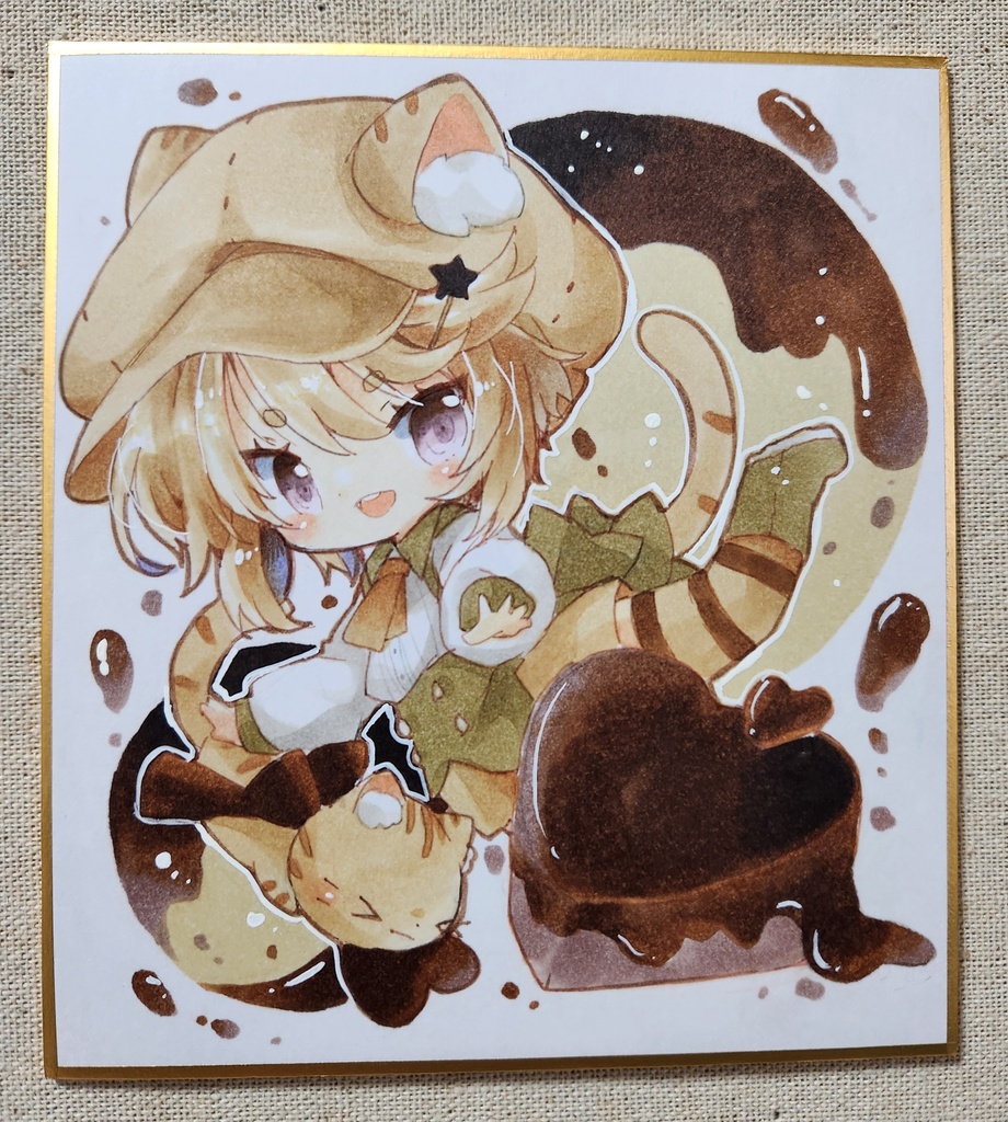 色紙原画:ちょこ