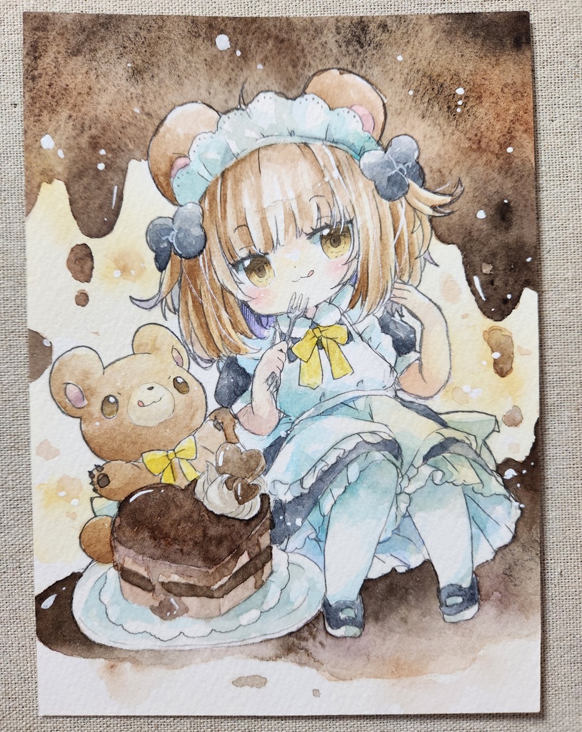 イラスト原画:くまみみメイドちゃん