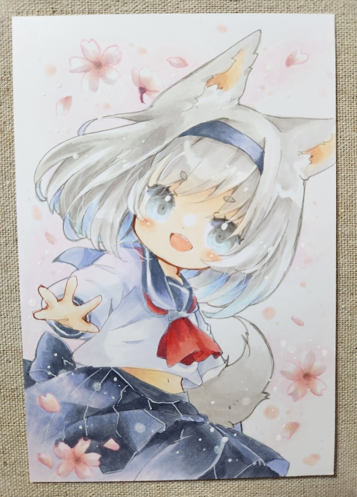 イラスト原画:犬耳ちゃん