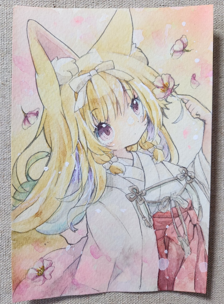 イラスト原画:狐さん