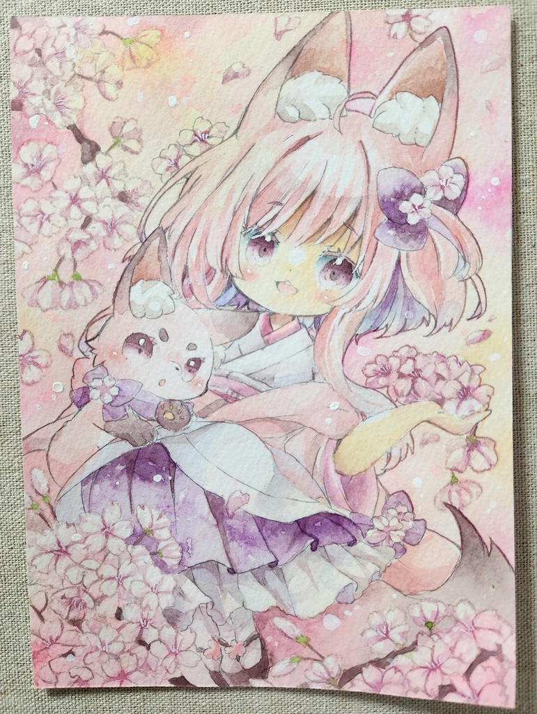 イラスト原画:桜狐ちゃん