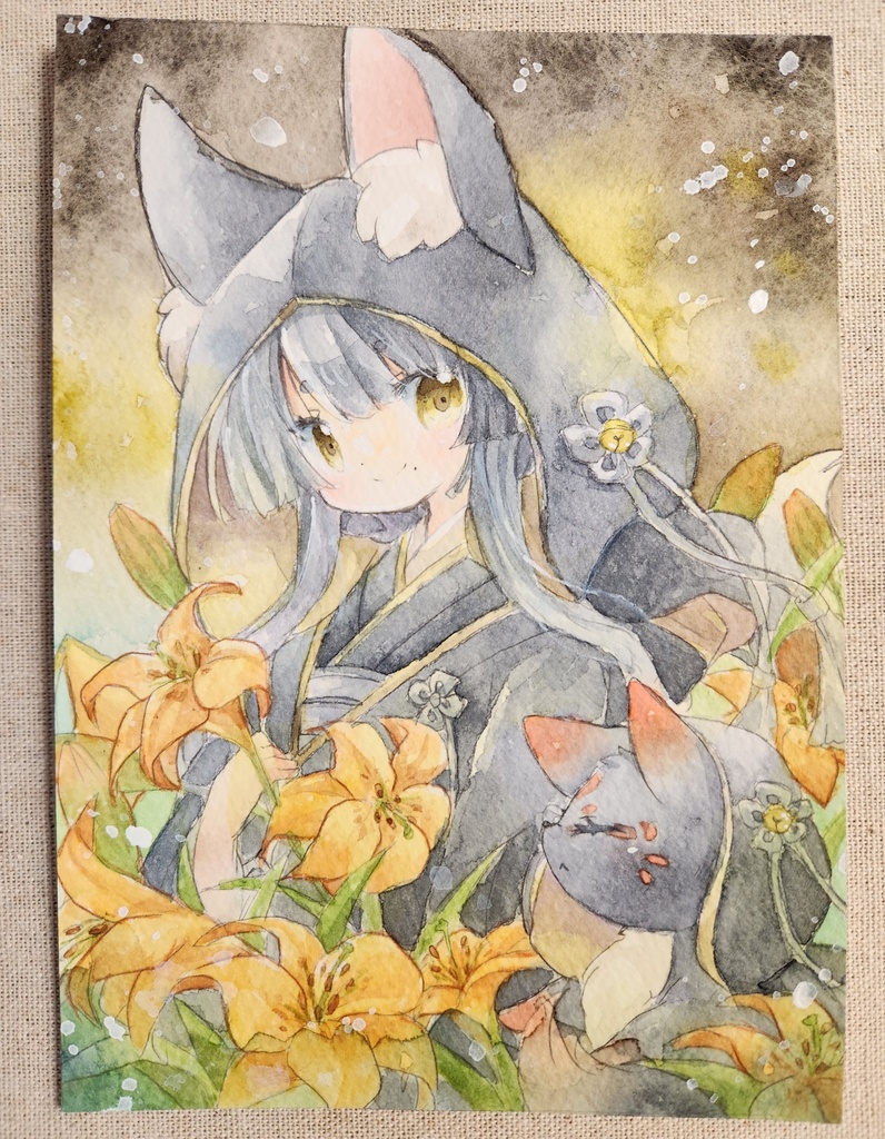 イラスト原画:黒