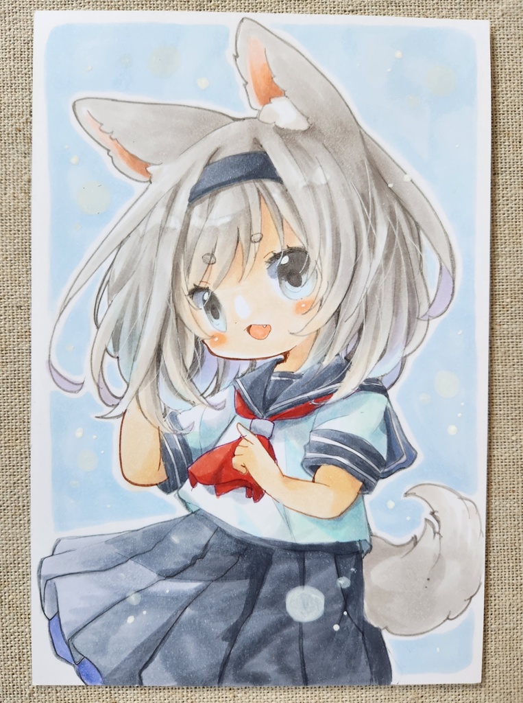 イラスト原画:犬耳ちゃん