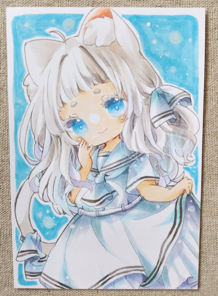 イラスト原画:白猫ちゃん