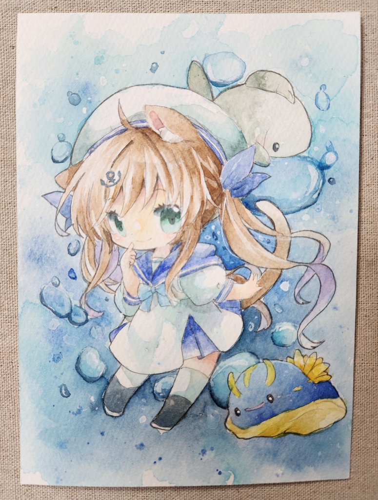 イラスト原画:ねこみみセーラーちゃん