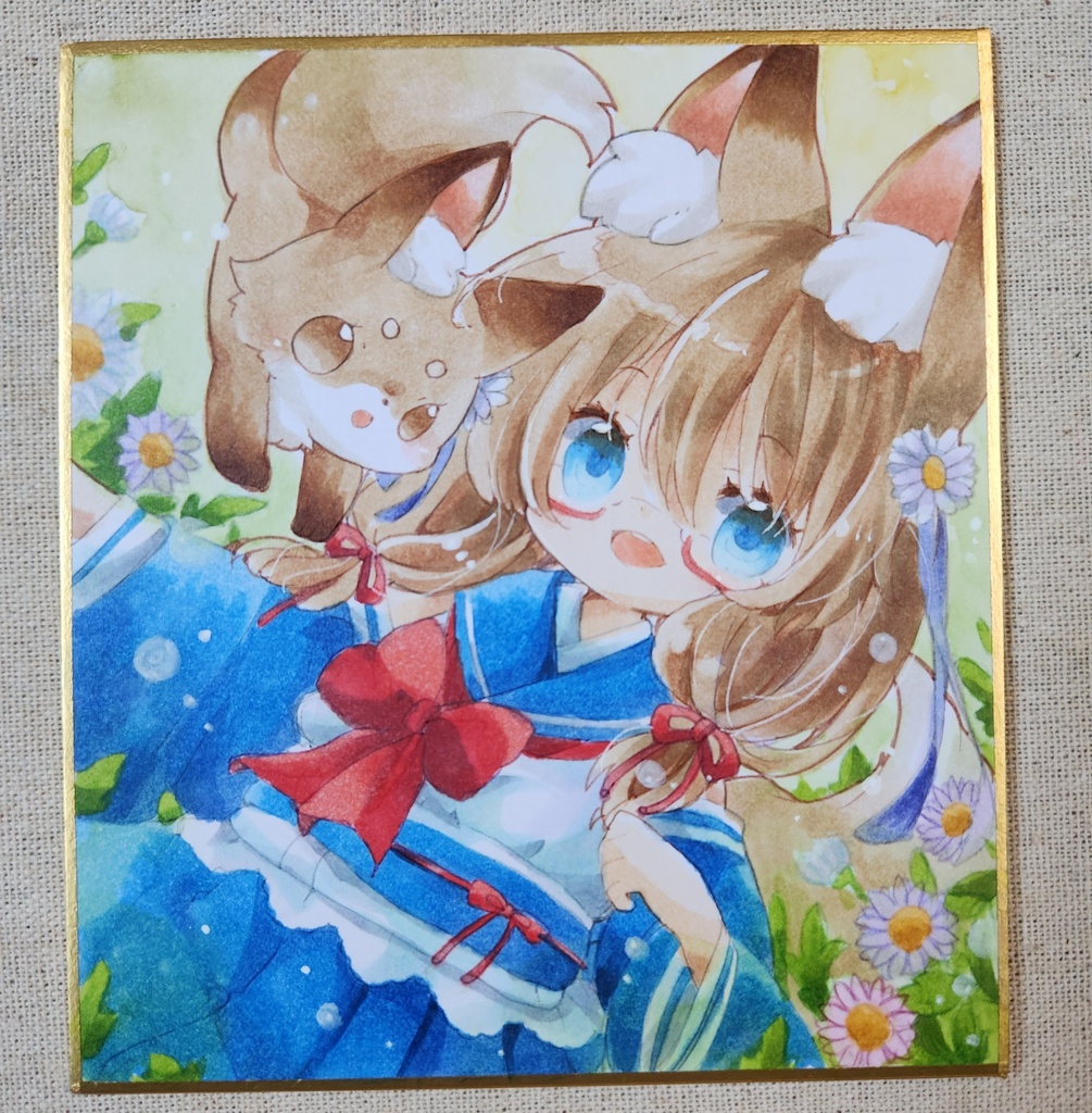 色紙原画:雛菊