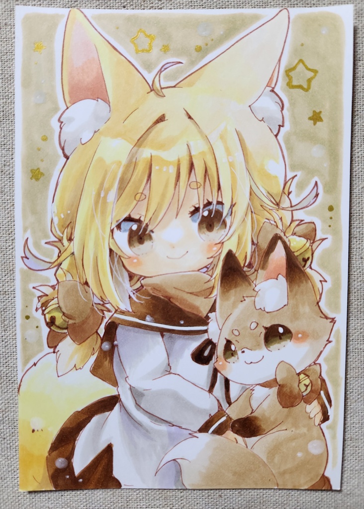 イラスト原画:狐ちゃん2