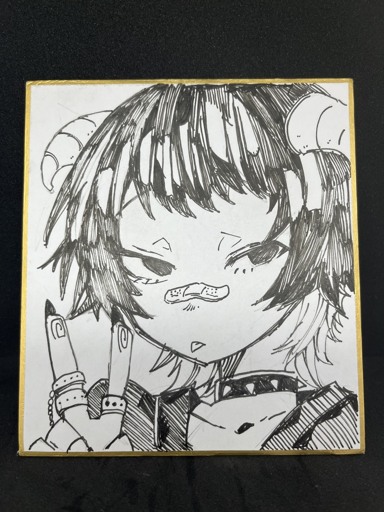 ヤギウルフ少女  原画