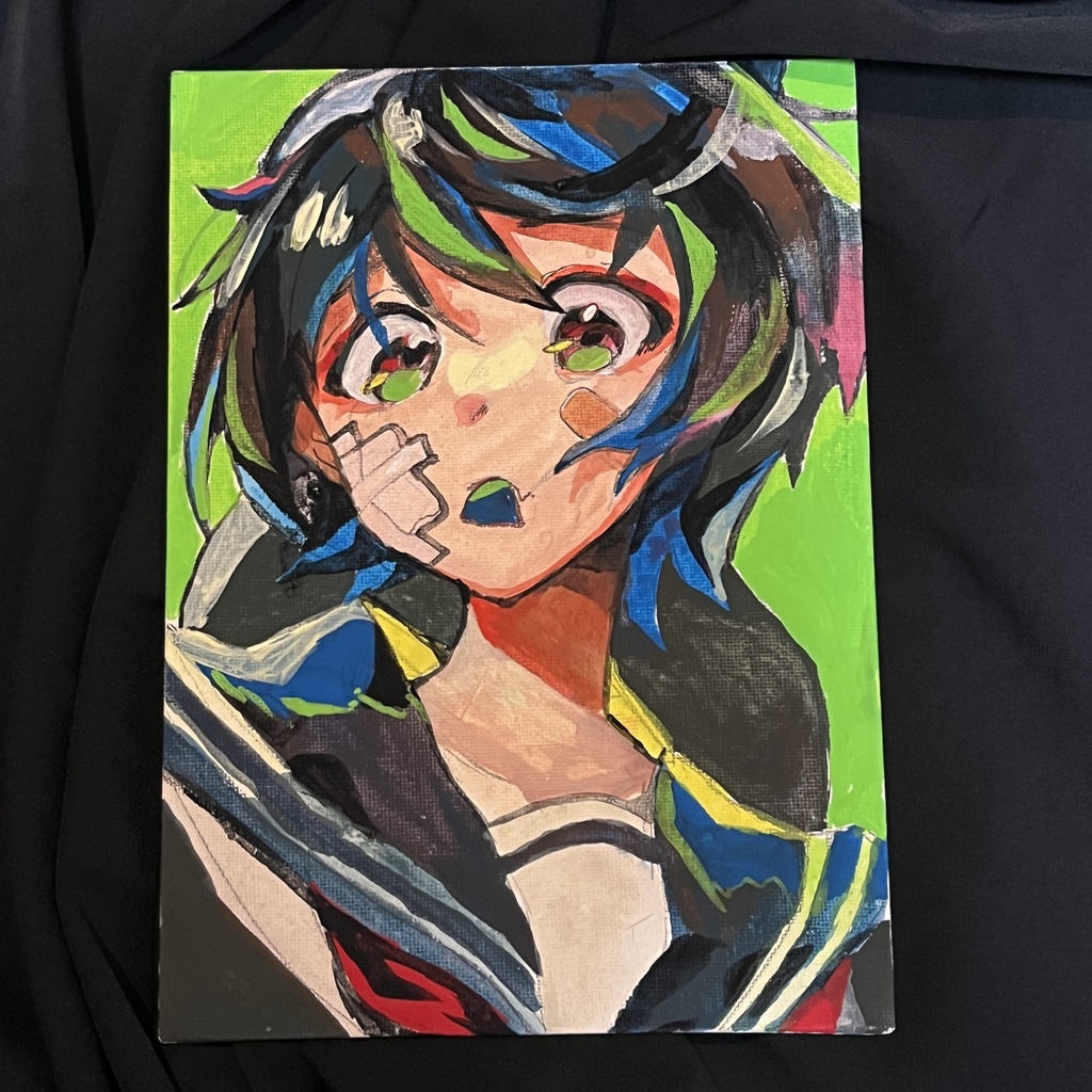 【一点もの】カラフルガール  原画