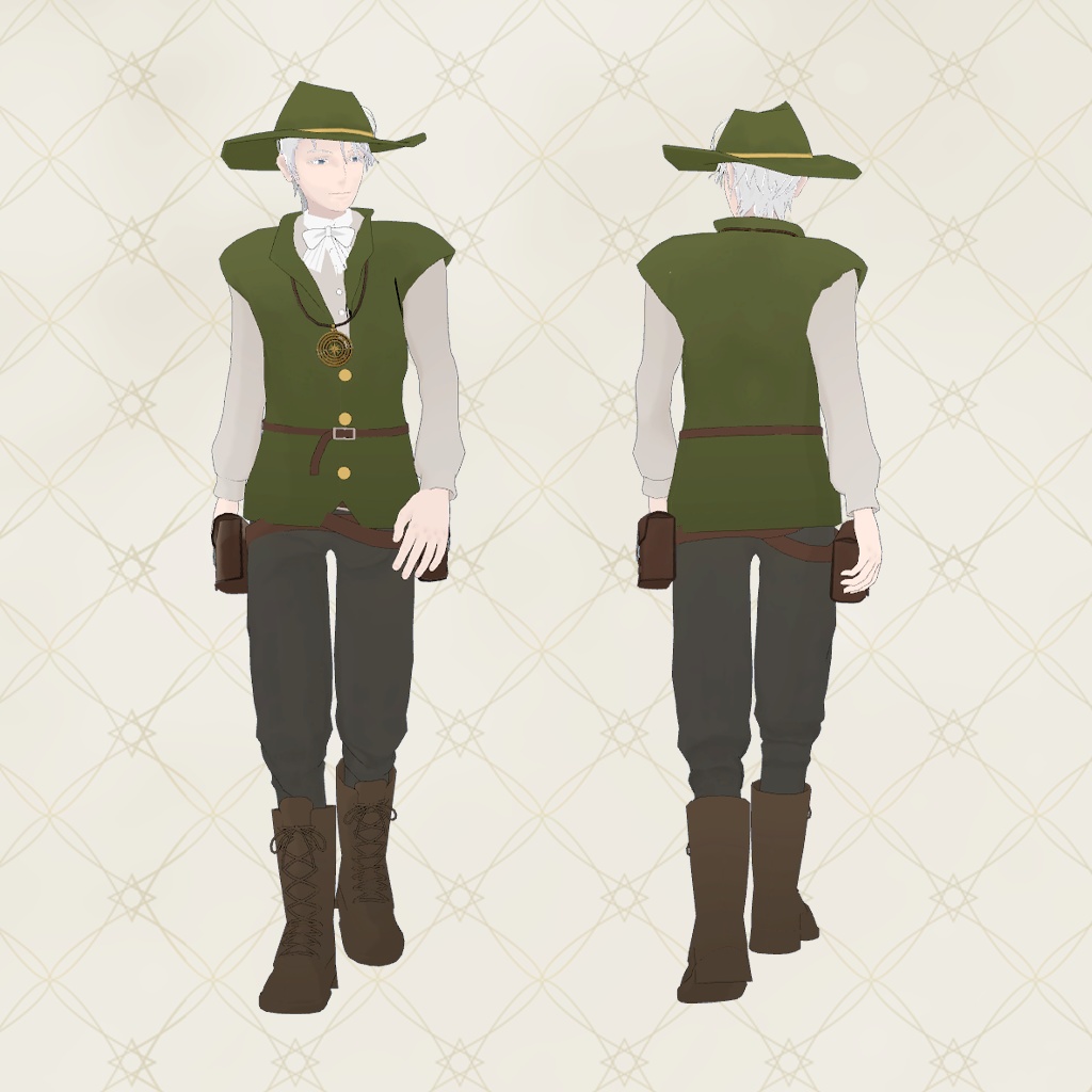 【Quest&PC】VRChat想定アバター「ベルトラン-Bertrand-」