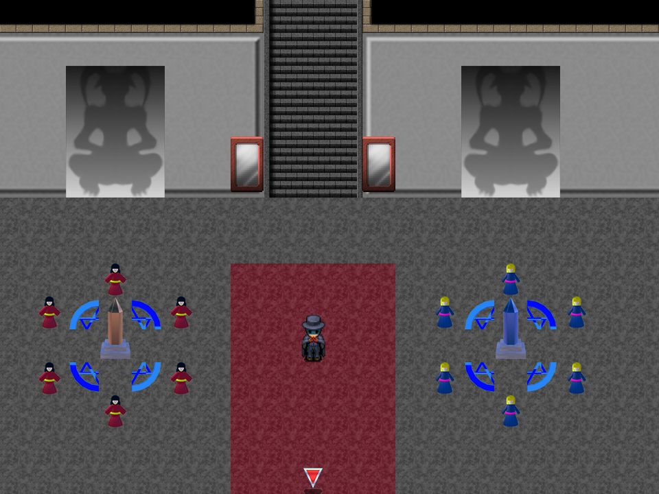 ホラー・脱出サスペンス・現代迷宮マップチップ・タイルセット 著作権フリー RPGツクール・ウディタ用