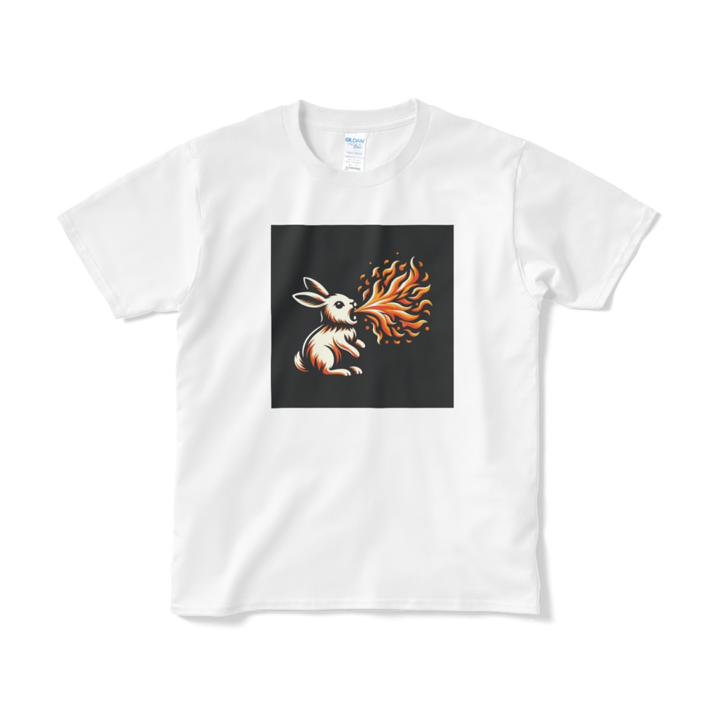 火を吹く悪魔のうさぎ