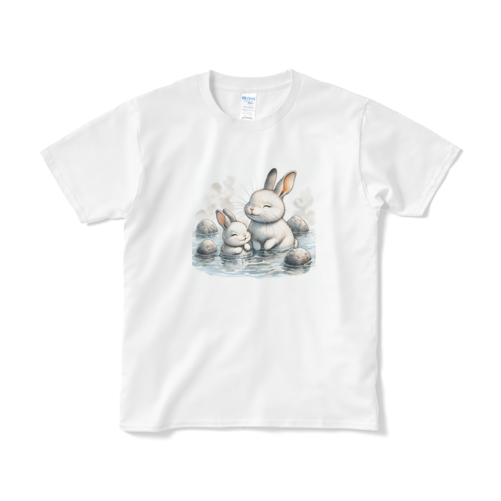 うさぎ親子のご入浴