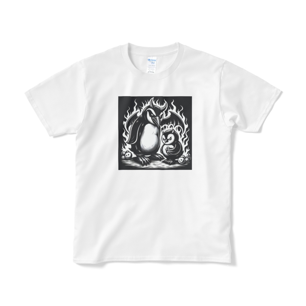 凶悪な悪魔のペンギン親子