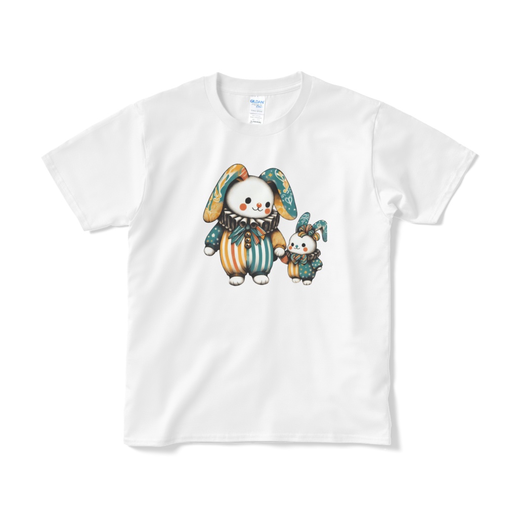 ピエロのうさぎの親子 3