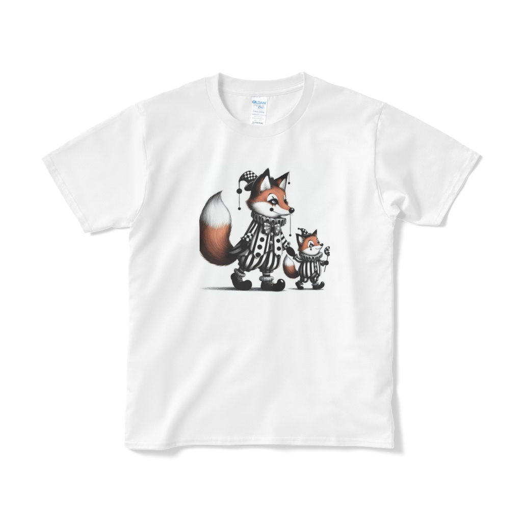 ピエロのキツネの親子 2