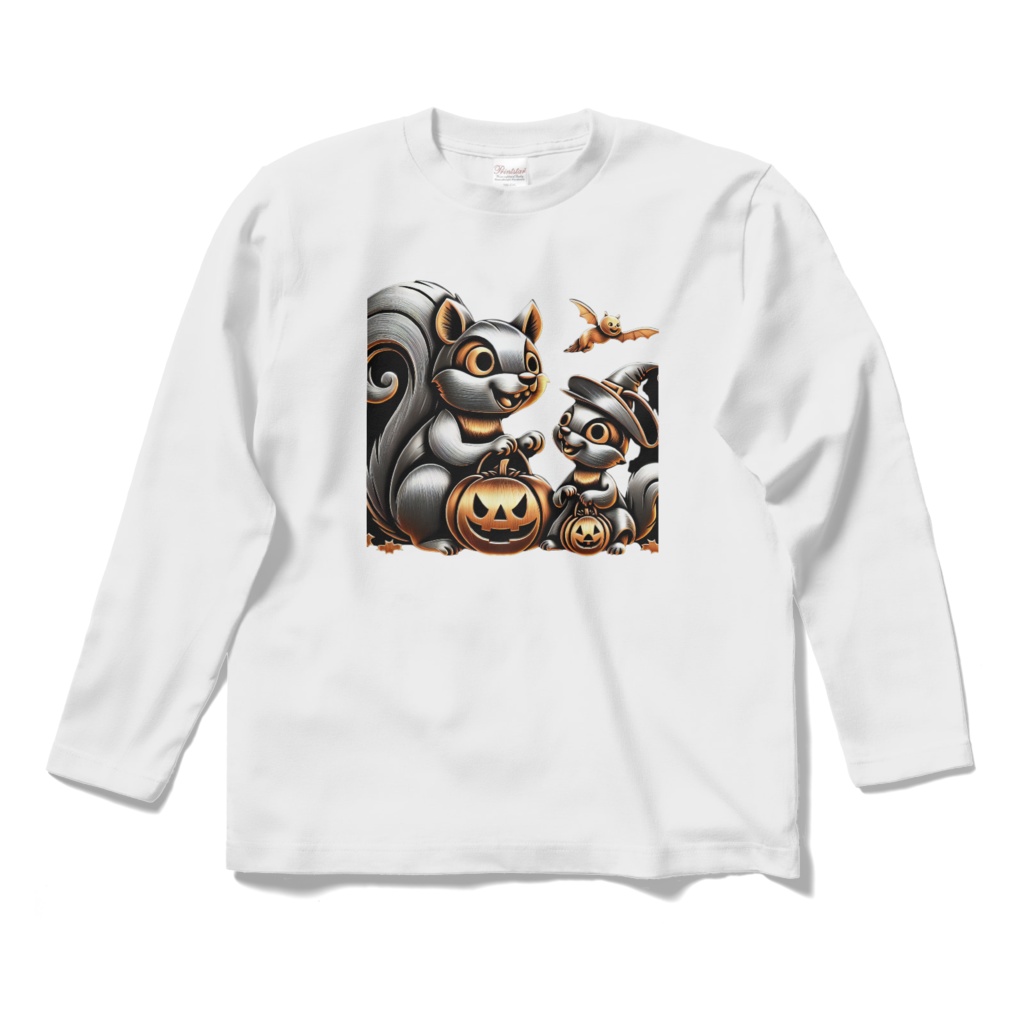 リスの親子とハロウィン 2