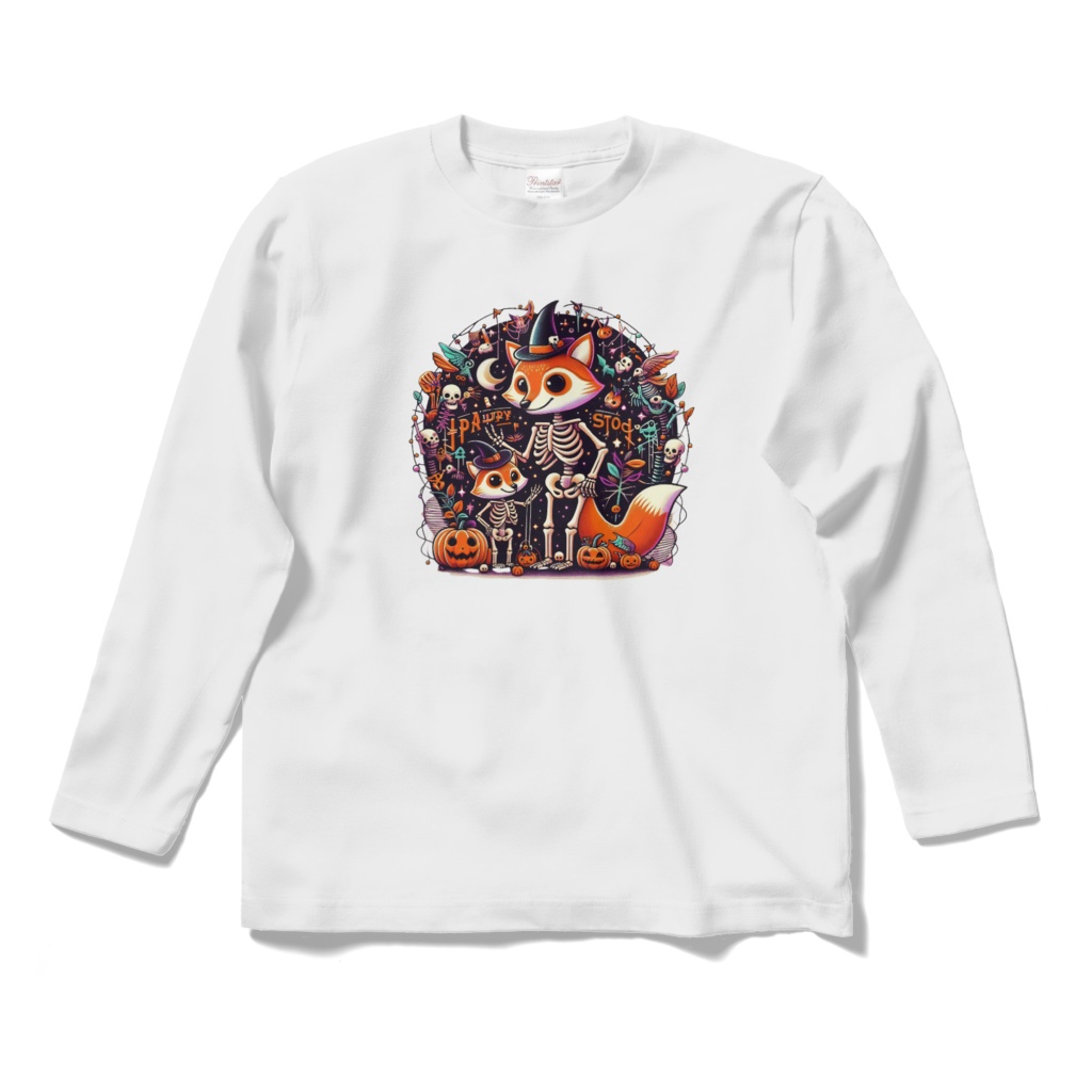 キツネの親子とハロウィン 6