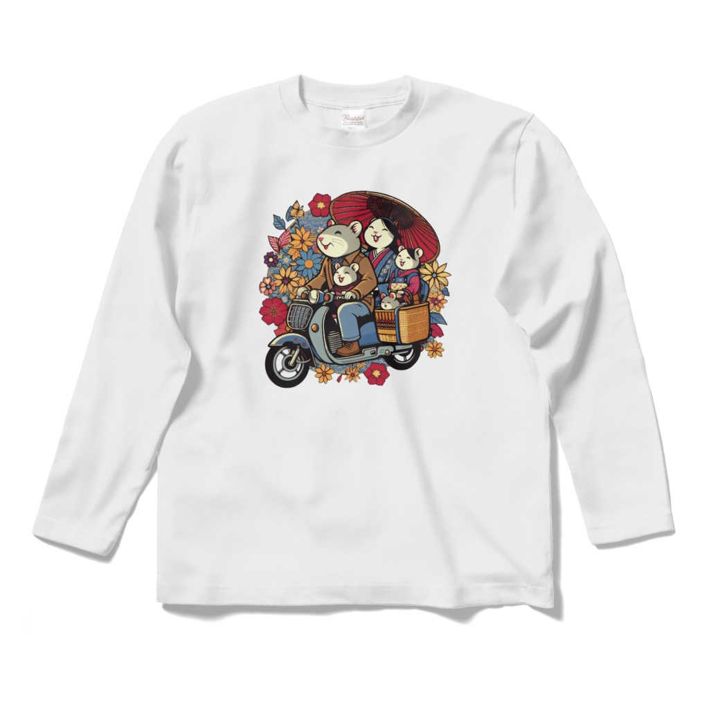 デグーファミリーバイクでおでかけ