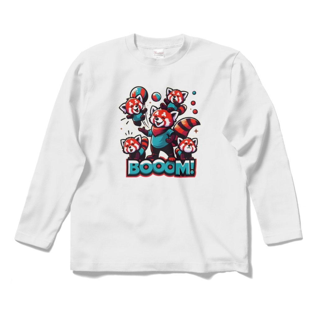 レッサーパンダファミリーボール遊戯