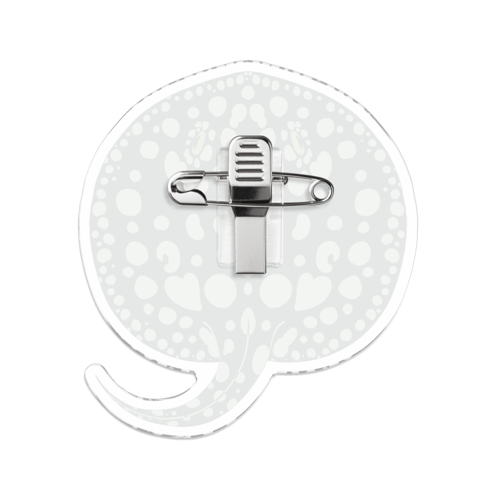 ポルカドットスティングレイ アクリルバッジ