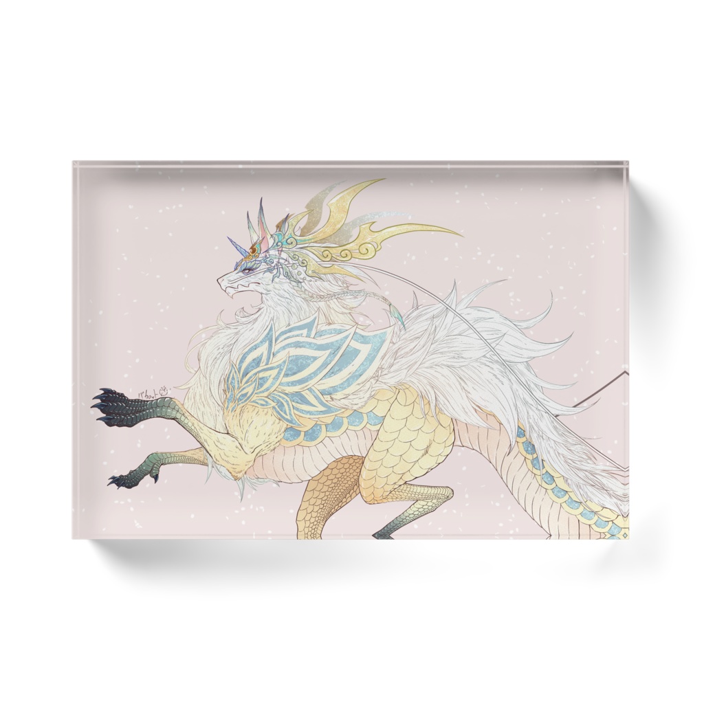 麒麟 アクリルブロック