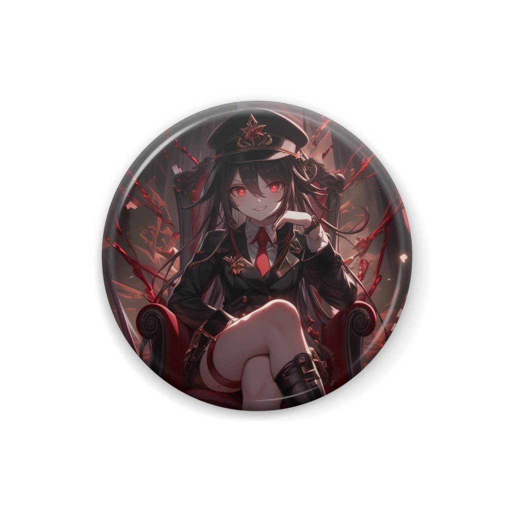 「冷酷な司令官・星乃らむね」缶バッジ