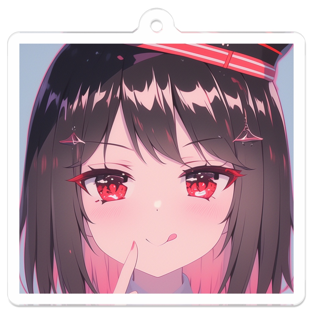 てへぺろらむねアクキー