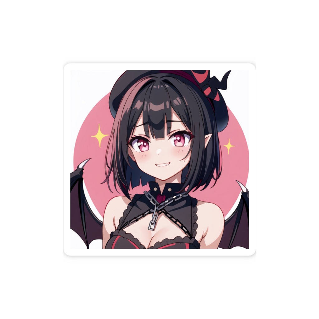 悪魔らむねステッカー