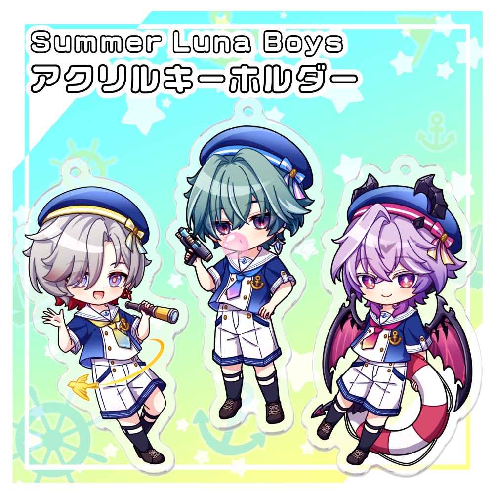 【原神】ドゥリン・ローエン・イルーガ(夏ver.)/アクリルキーホルダー【非公式】